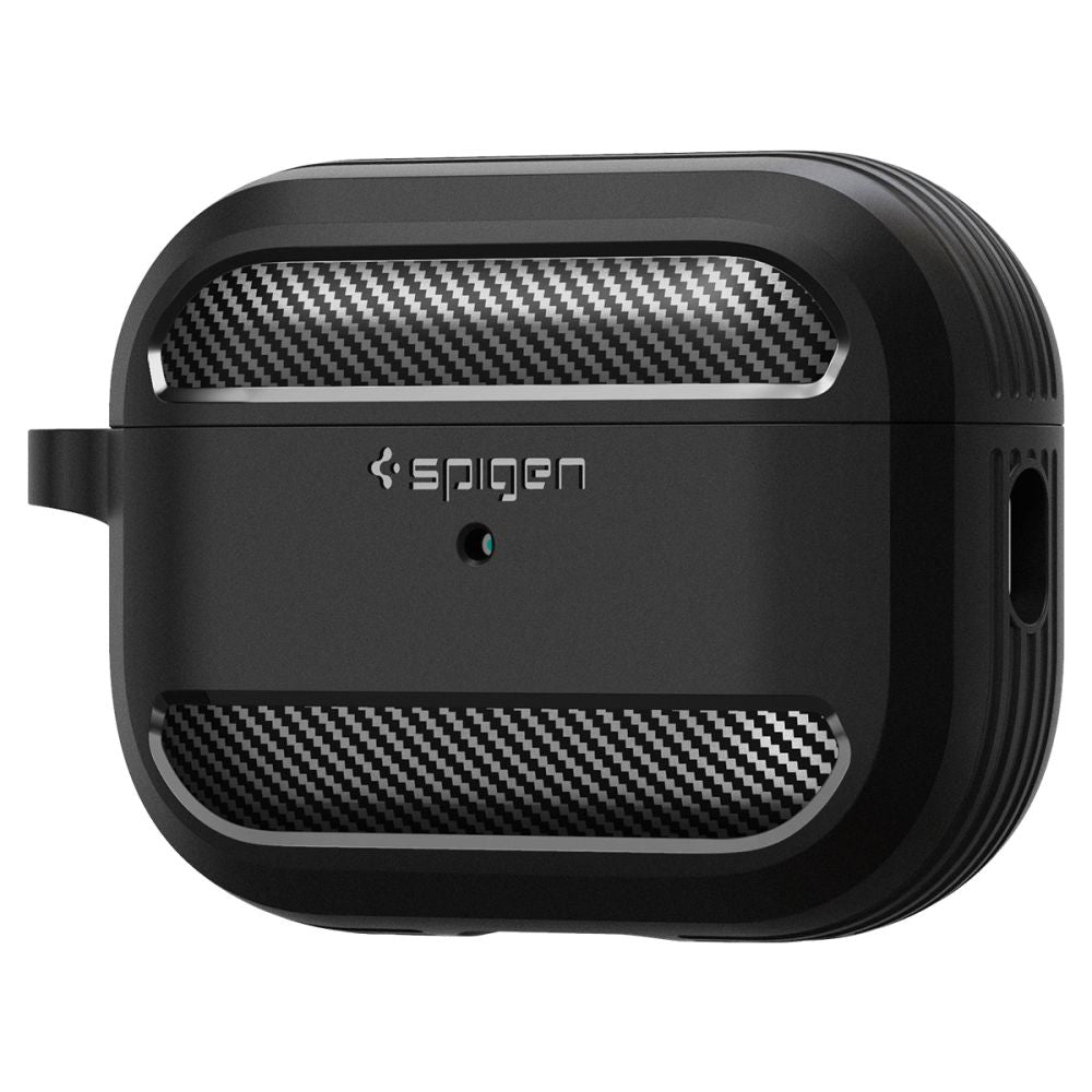 PUZDRO   SPIGEN RUGGED ARMOR APPLE AIRPODS PRO 1 / 2 MATTE BLACK