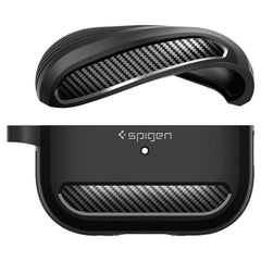 PUZDRO   SPIGEN RUGGED ARMOR APPLE AIRPODS PRO 1 / 2 MATTE BLACK
