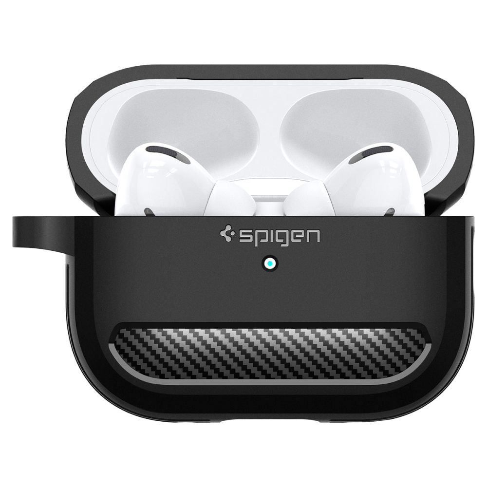 PUZDRO   SPIGEN RUGGED ARMOR APPLE AIRPODS PRO 1 / 2 MATTE BLACK