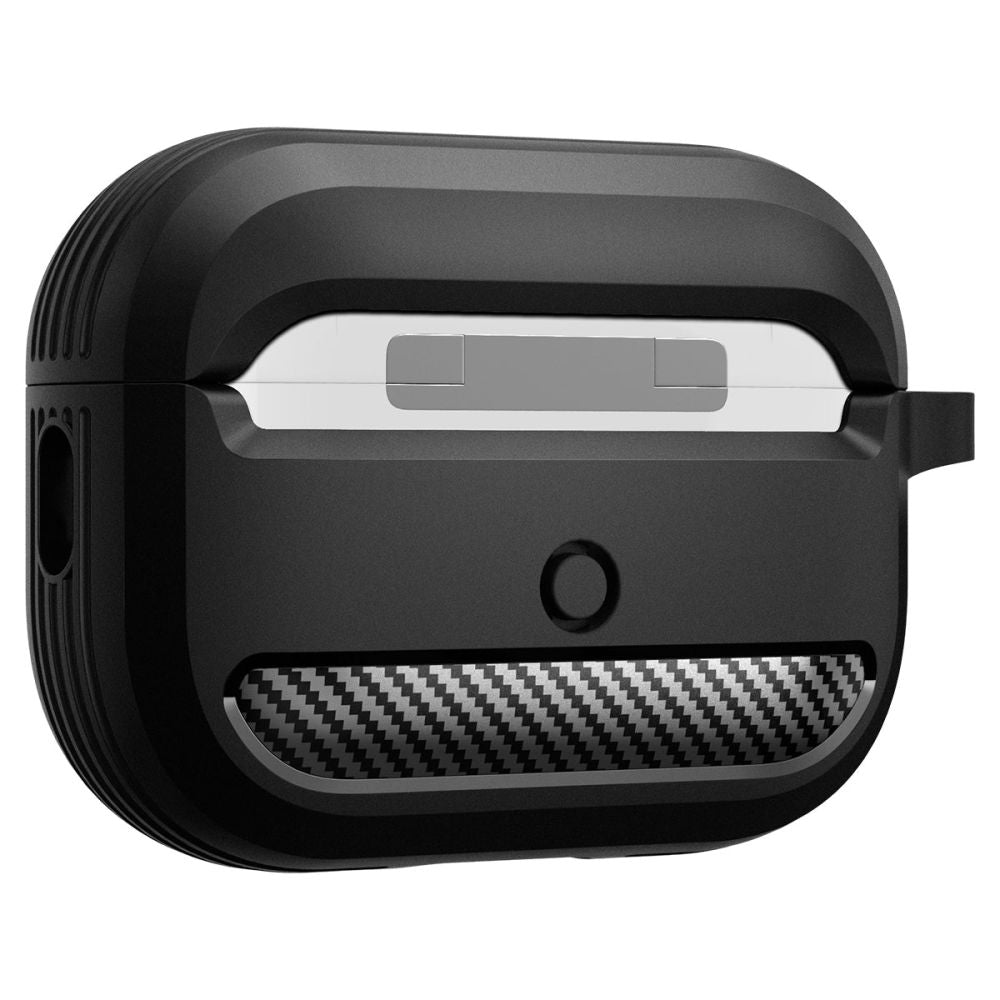 PUZDRO   SPIGEN RUGGED ARMOR APPLE AIRPODS PRO 1 / 2 MATTE BLACK