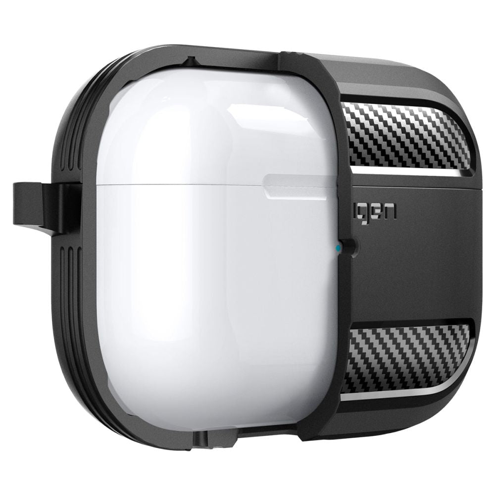 PUZDRO   SPIGEN RUGGED ARMOR APPLE AIRPODS PRO 1 / 2 MATTE BLACK