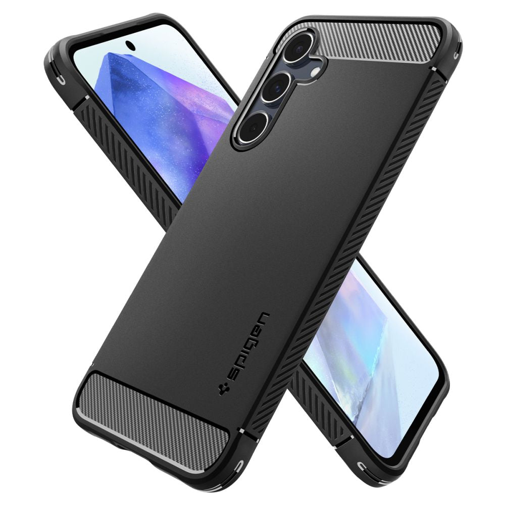 KRYT SPIGEN RUGGED ARMOR GALAXY A55 5G MATTE BLACK