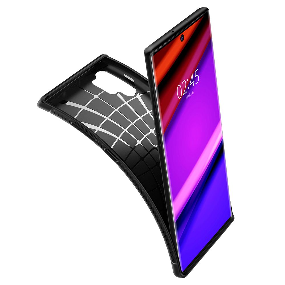 KRYT SPIGEN RUGGED ARMOR GALAXY NOTE 10+ PLUS MATTE BLACK