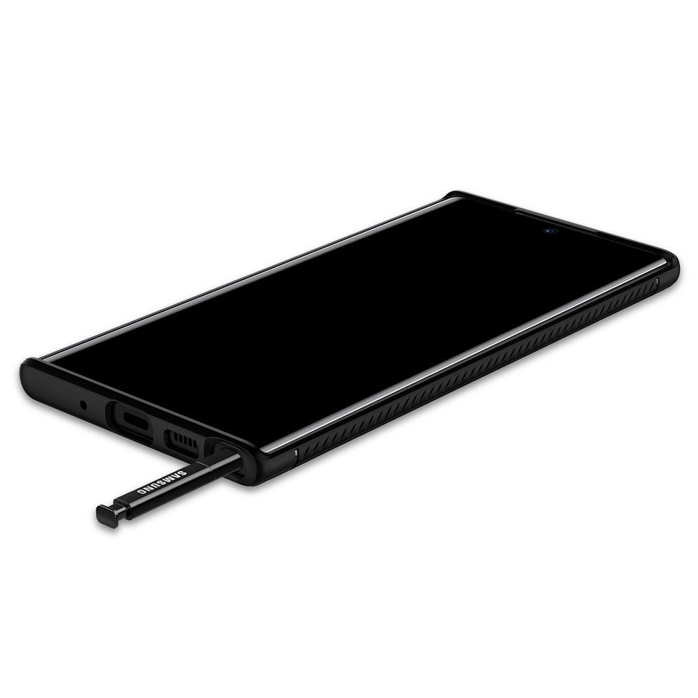 KRYT SPIGEN RUGGED ARMOR GALAXY NOTE 10+ PLUS MATTE BLACK