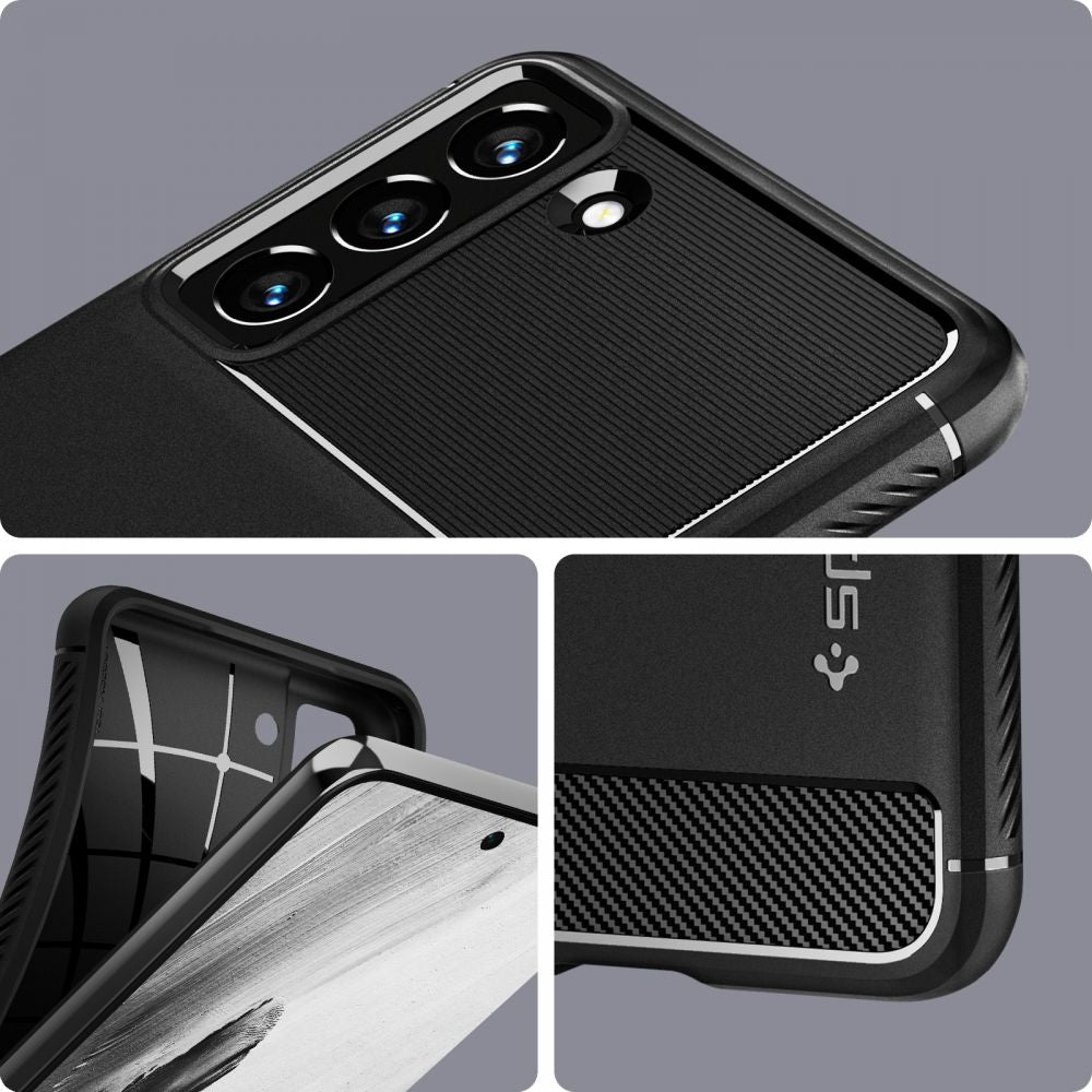 KRYT SPIGEN RUGGED ARMOR GALAXY S21 FE MATTE BLACK
