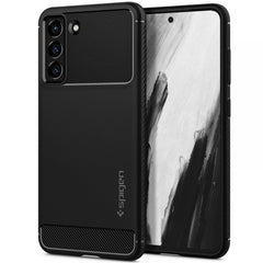 KRYT SPIGEN RUGGED ARMOR GALAXY S21 FE MATTE BLACK