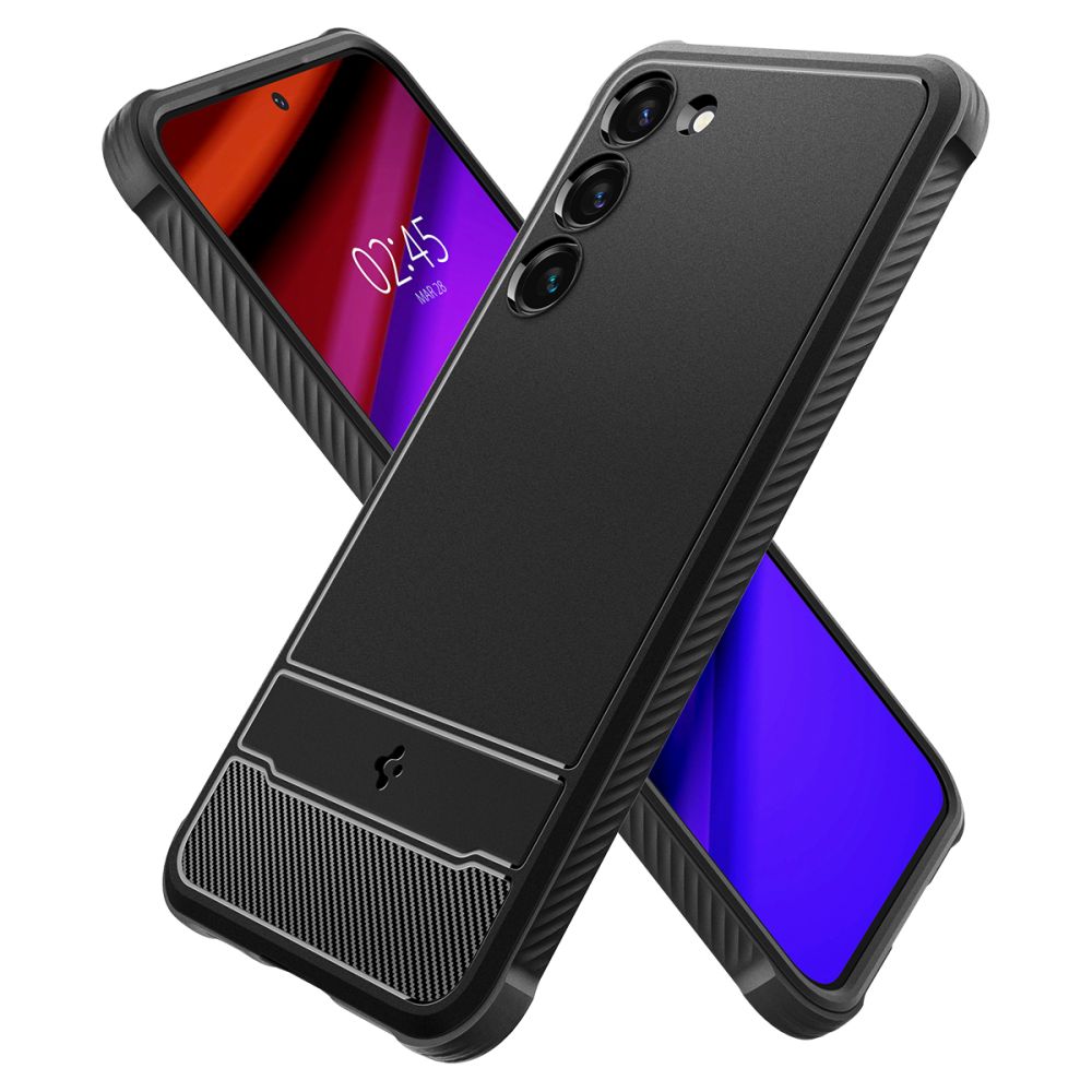 KRYT SPIGEN RUGGED ARMOR GALAXY S23 MATTE BLACK