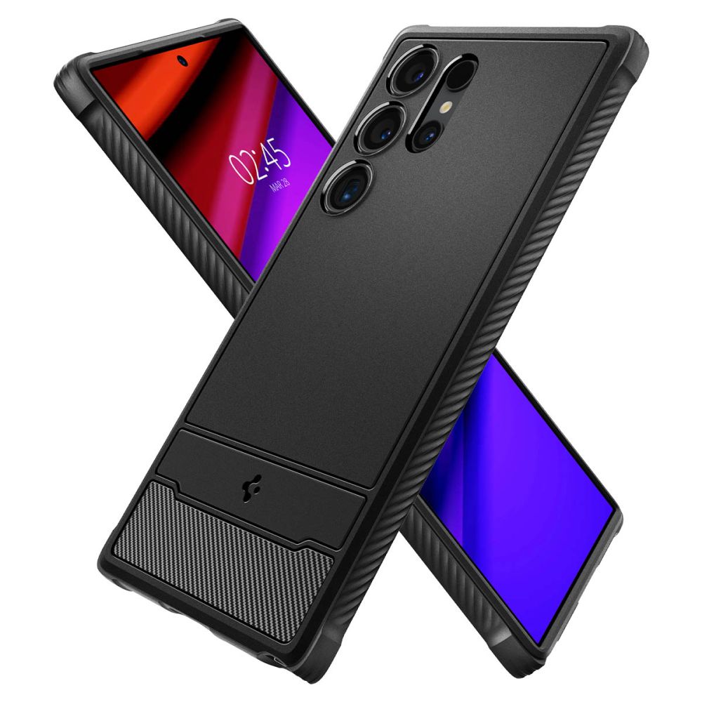 KRYT SPIGEN RUGGED ARMOR GALAXY S24 ULTRA MATTE BLACK