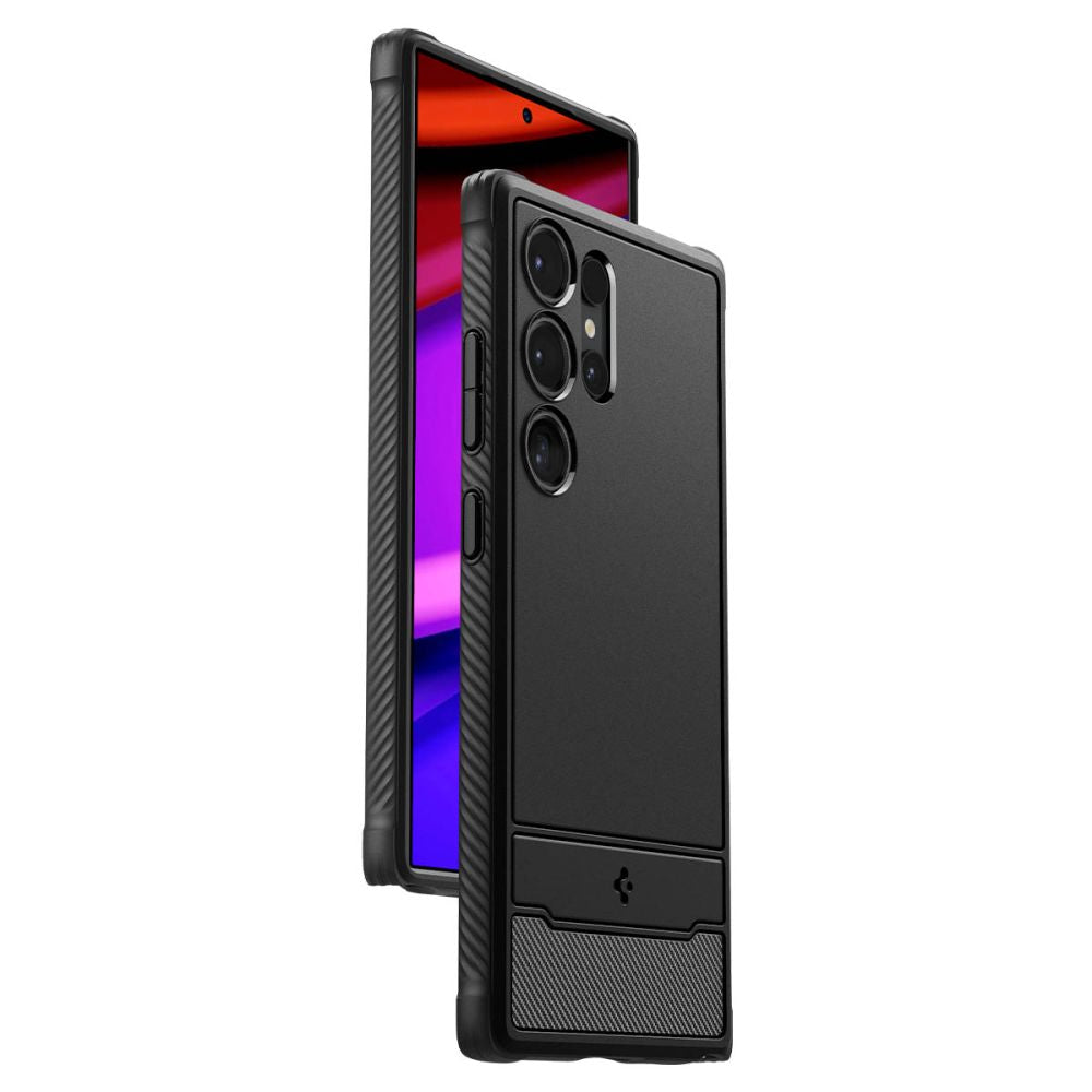 KRYT SPIGEN RUGGED ARMOR GALAXY S24 ULTRA MATTE BLACK