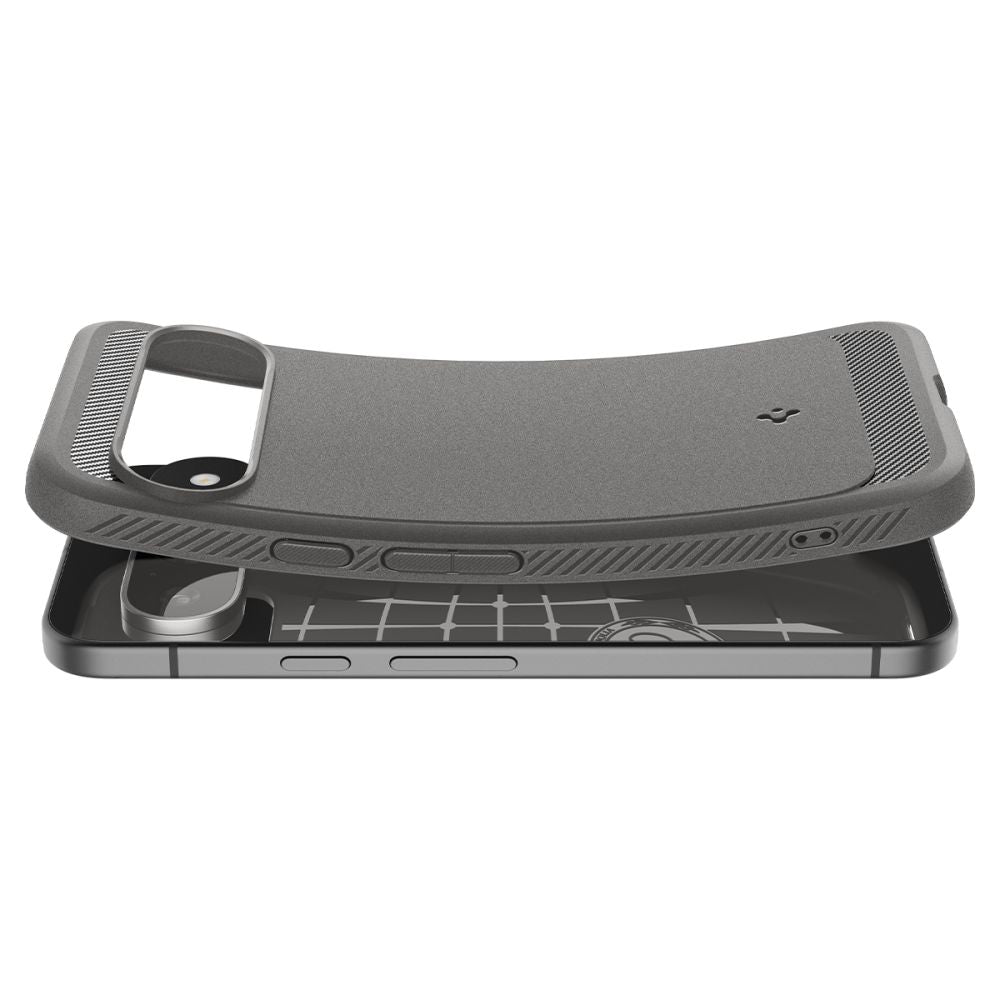 KRYT NA GOOGLE PIXEL 9 / 9 PRO SPIGEN RUGGED ARMOR  MARBLE GREY