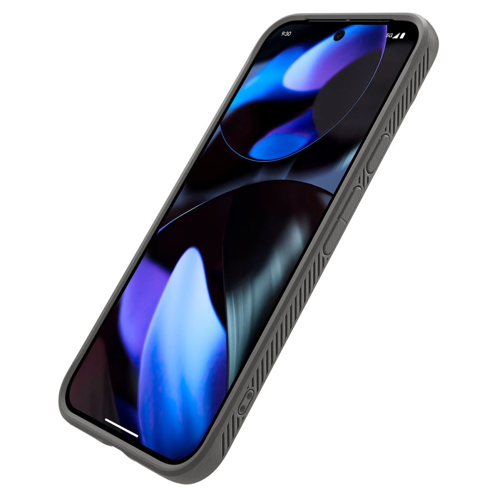 KRYT NA GOOGLE PIXEL 9 / 9 PRO SPIGEN RUGGED ARMOR  MARBLE GREY