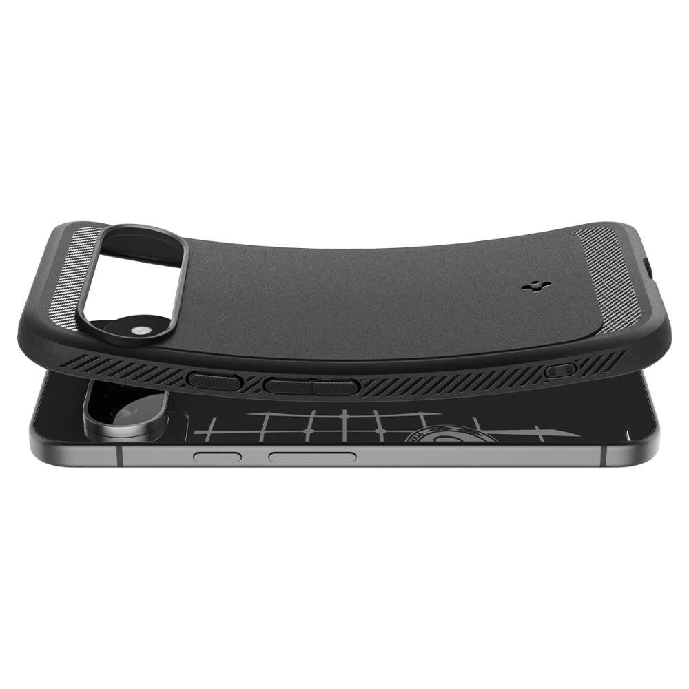 KRYT NA GOOGLE PIXEL 9 / 9 PRO SPIGEN RUGGED ARMOR  MATTE BLACK