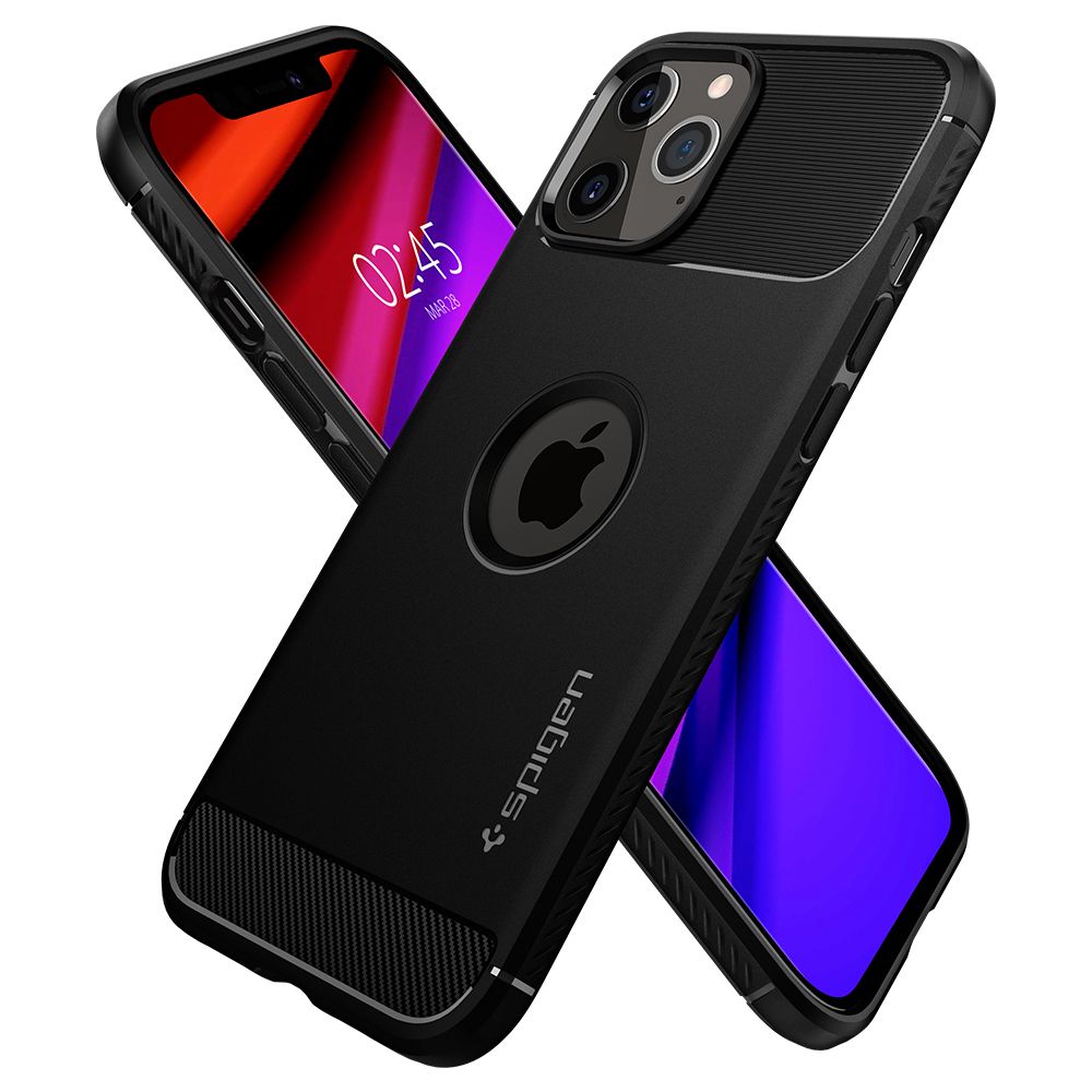 KRYT SPIGEN RUGGED ARMOR IPHONE 12/12 PRO MATTE BLACK