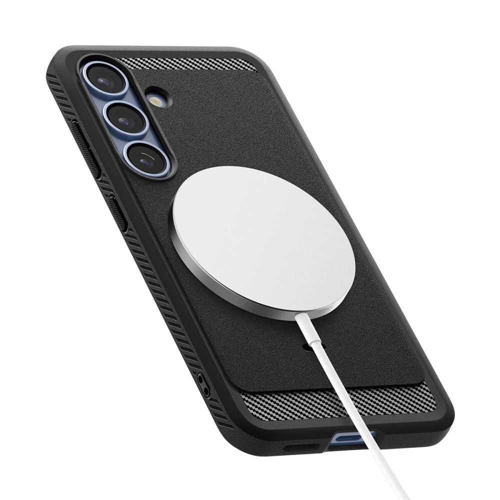 KRYT SPIGEN RUGGED ARMOR MAG MAGSAFE GALAXY S25 MATTE BLACK