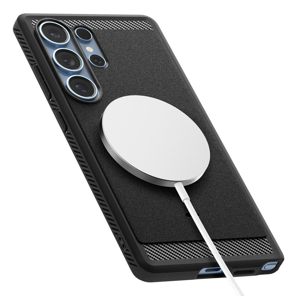 KRYT SPIGEN RUGGED ARMOR MAG MAGSAFE GALAXY S25 ULTRA MATTE BLACK