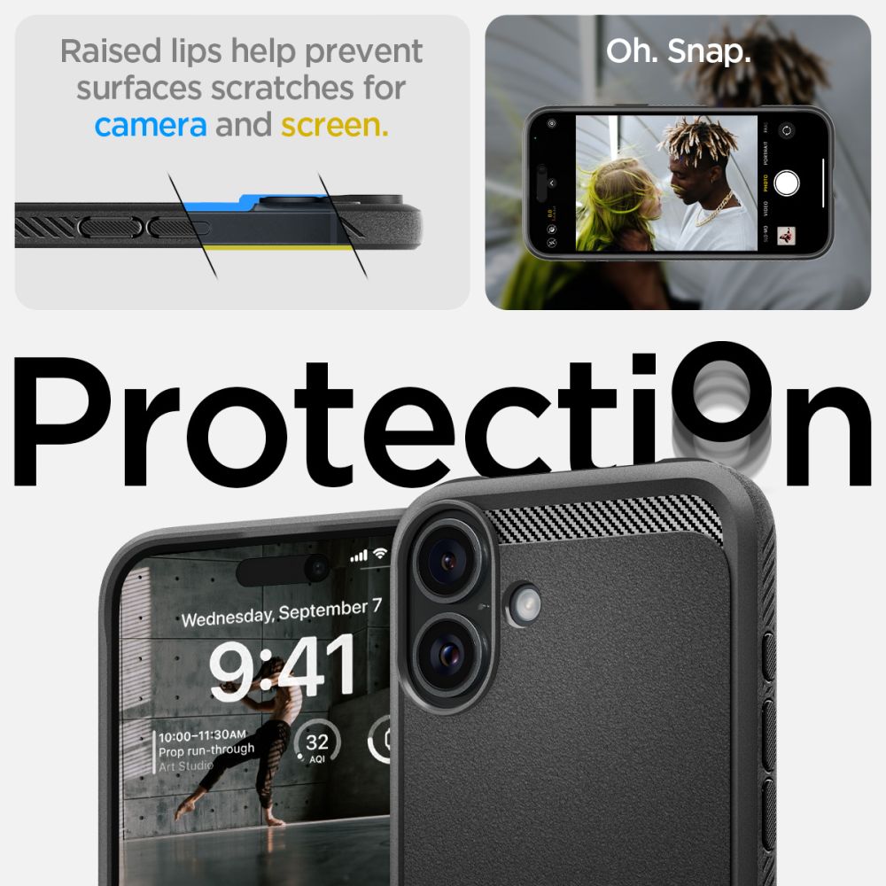 KRYT SPIGEN RUGGED ARMOR MAG MAGSAFE IPHONE 16 MATTE BLACK
