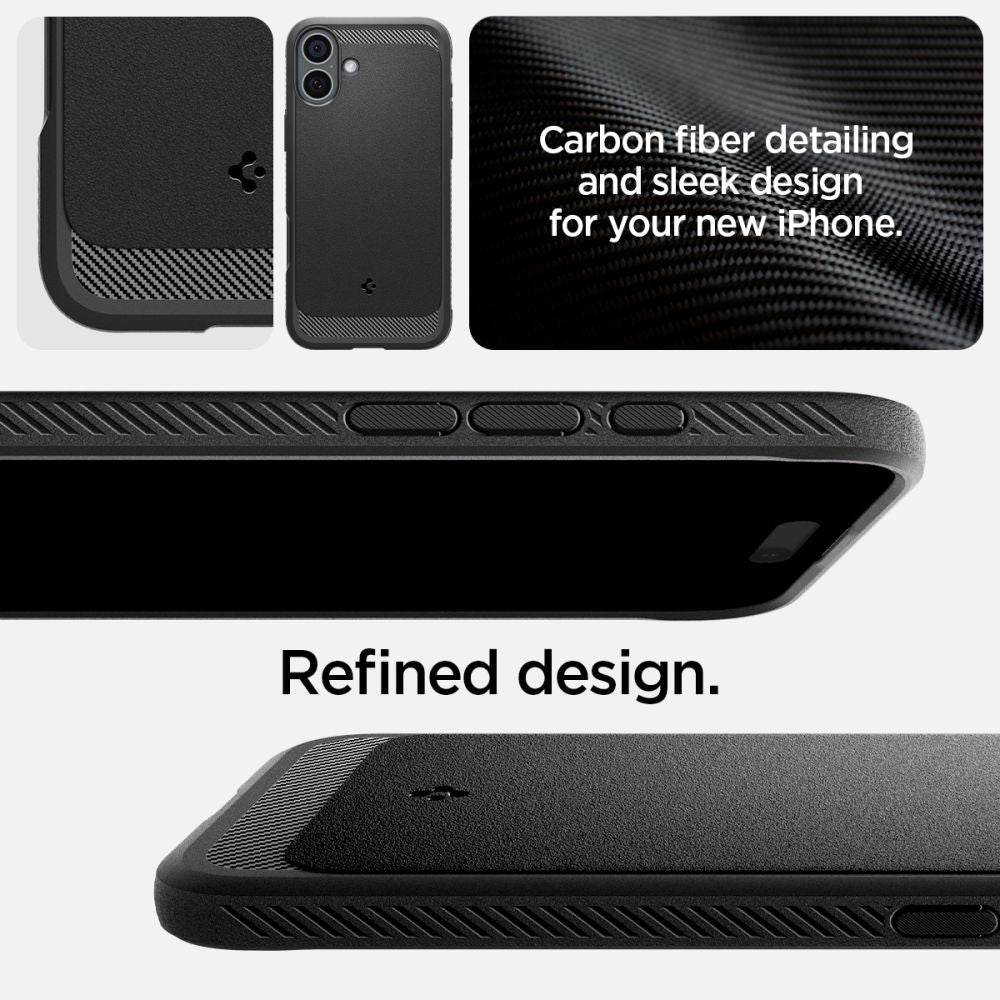 KRYT SPIGEN RUGGED ARMOR MAG MAGSAFE IPHONE 16 MATTE BLACK