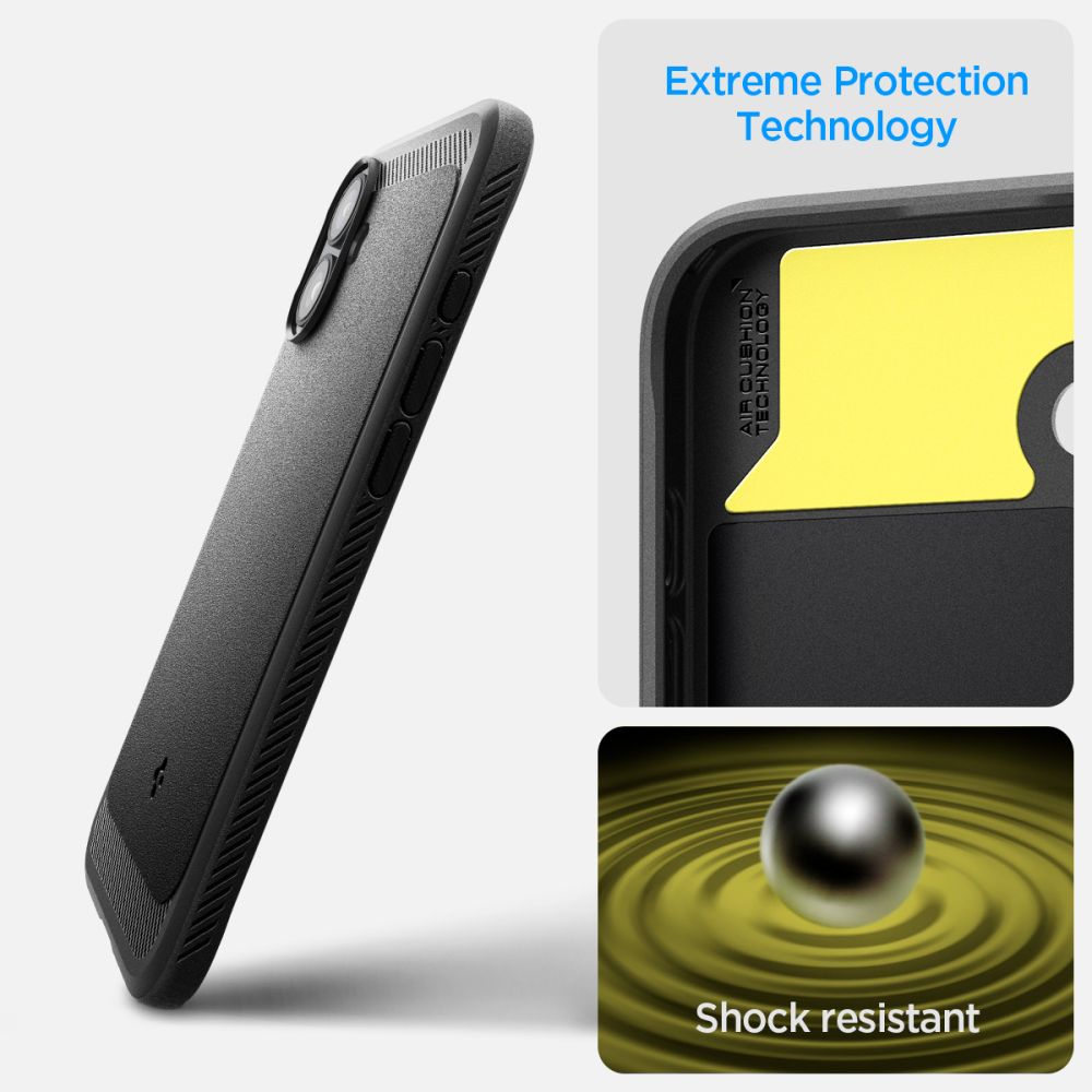 KRYT SPIGEN RUGGED ARMOR MAG MAGSAFE IPHONE 16 MATTE BLACK