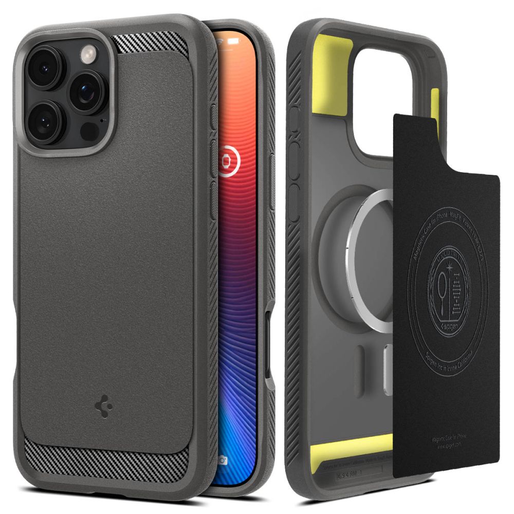 KRYT SPIGEN RUGGED ARMOR MAG MAGSAFE IPHONE 16 PRO MAX GREY
