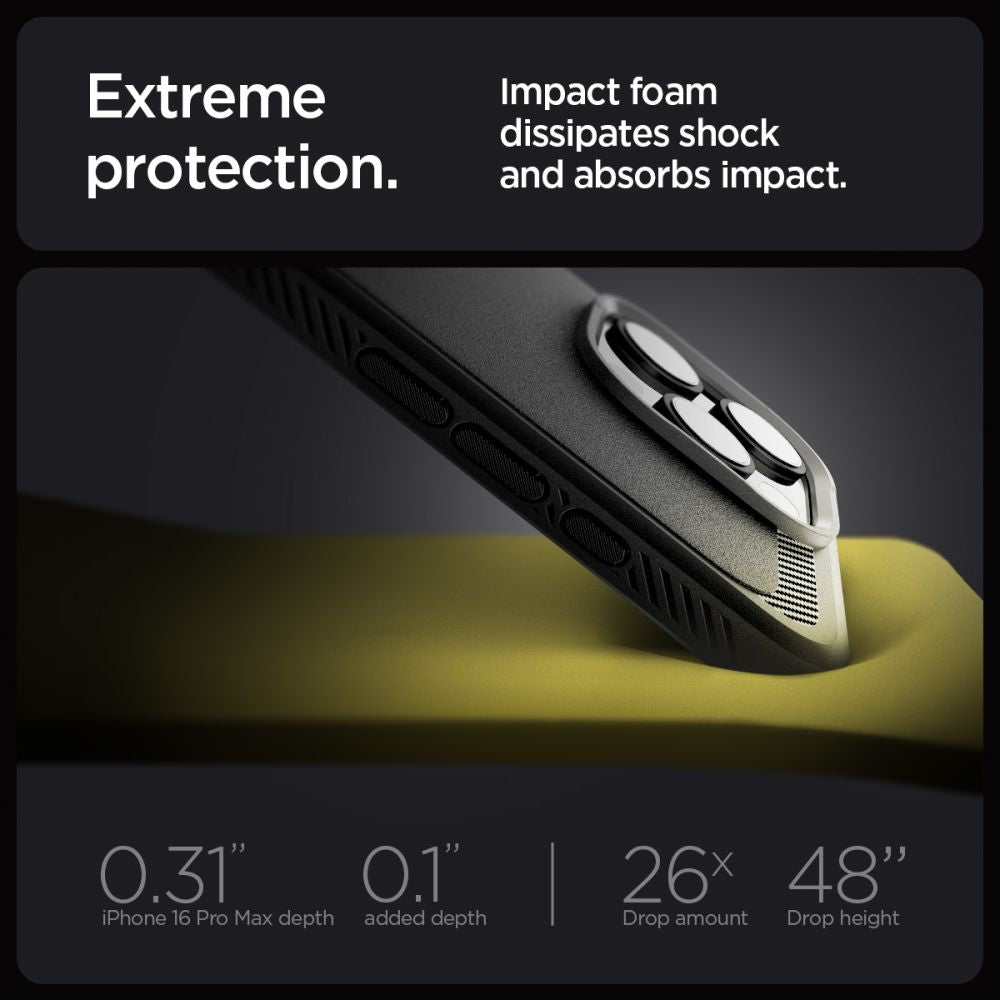 KRYT SPIGEN RUGGED ARMOR MAG MAGSAFE IPHONE 16 PRO MAX MATTE BLACK