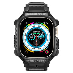 REMIENOK S OCHRANNÝM PUZDROM SPIGEN RUGGED ARMOR ”PRO” APPLE WATCH ULTRA 49 MM BLACK