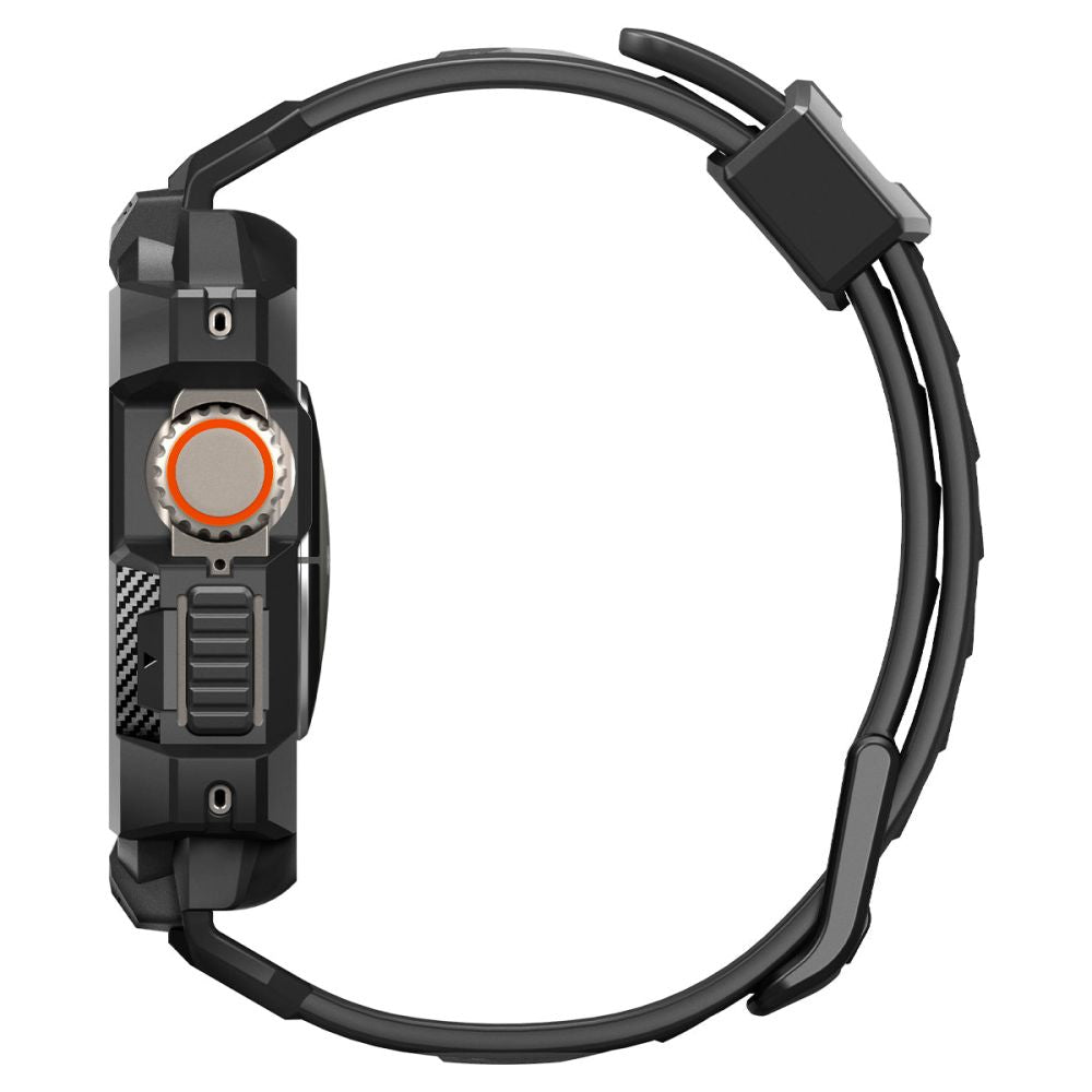 REMIENOK S OCHRANNÝM PUZDROM SPIGEN RUGGED ARMOR ”PRO” APPLE WATCH ULTRA 49 MM BLACK