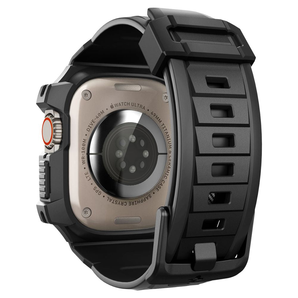 REMIENOK S OCHRANNÝM PUZDROM SPIGEN RUGGED ARMOR ”PRO” APPLE WATCH ULTRA 49 MM BLACK