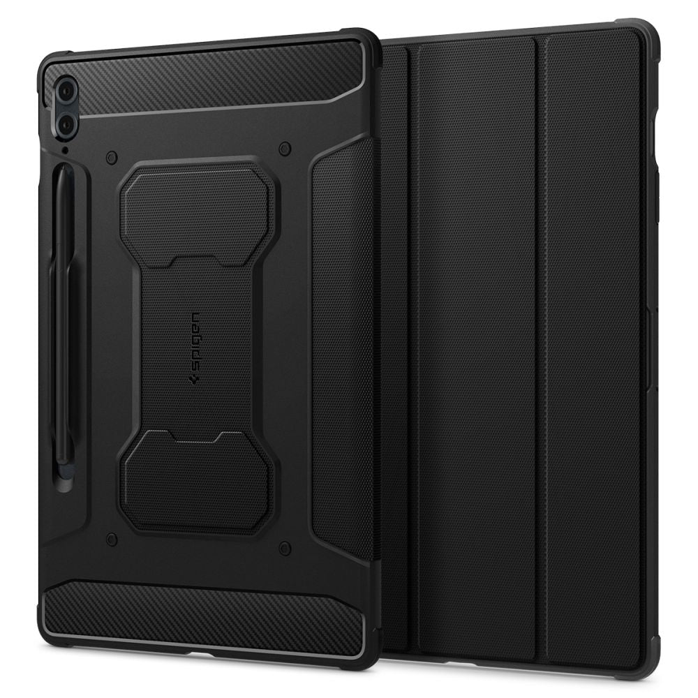KRYT / OBAL NA SAMSUNG GALAXY TAB S9 FE+ PLUS 12.4 X610 / X616B SPIGEN RUGGED ARMOR ”PRO” BLACK