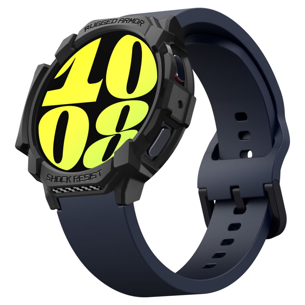 OCHRANNÉ PUZDRO NA SAMSUNG GALAXY WATCH 7 (44 MM) SPIGEN RUGGED ARMOR MATTE BLACK