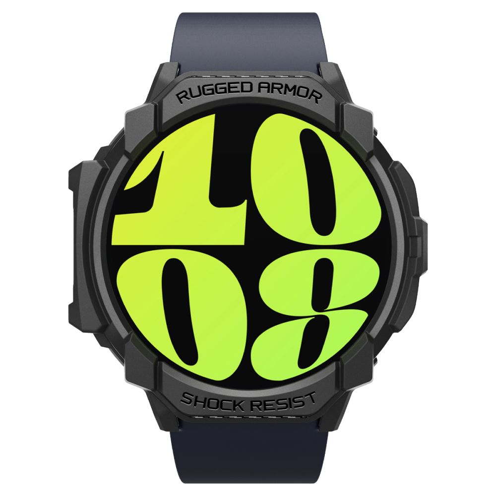 OCHRANNÉ PUZDRO NA SAMSUNG GALAXY WATCH 7 (44 MM) SPIGEN RUGGED ARMOR MATTE BLACK