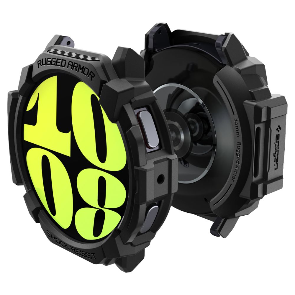 OCHRANNÉ PUZDRO NA SAMSUNG GALAXY WATCH 7 (44 MM) SPIGEN RUGGED ARMOR MATTE BLACK