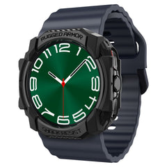 OCHRANNÉ PUZDRO NA SAMSUNG GALAXY WATCH ULTRA (47 MM) SPIGEN RUGGED ARMOR MATTE BLACK