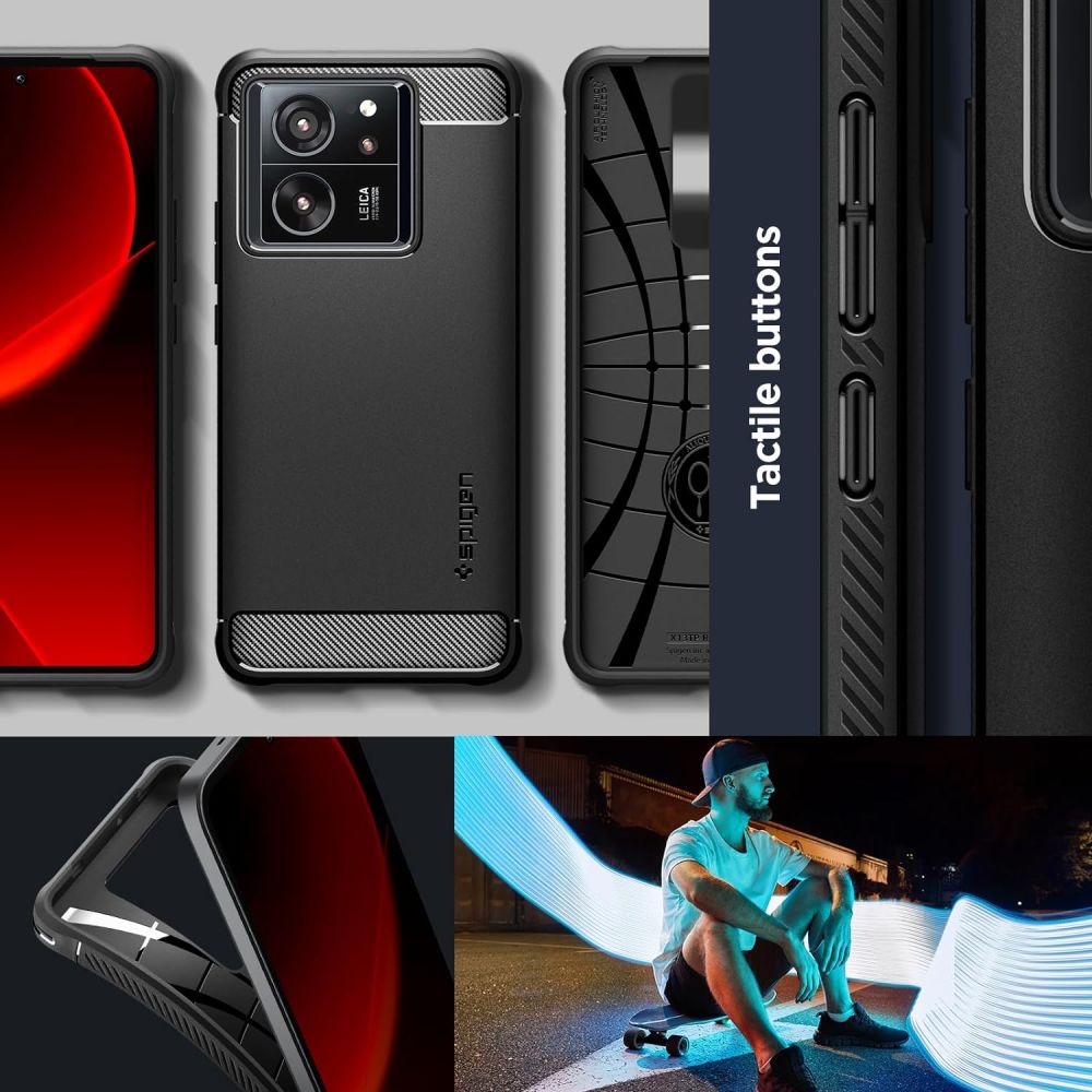 KRYT SPIGEN RUGGED ARMOR XIAOMI 13T / 13T PRO MATTE BLACK
