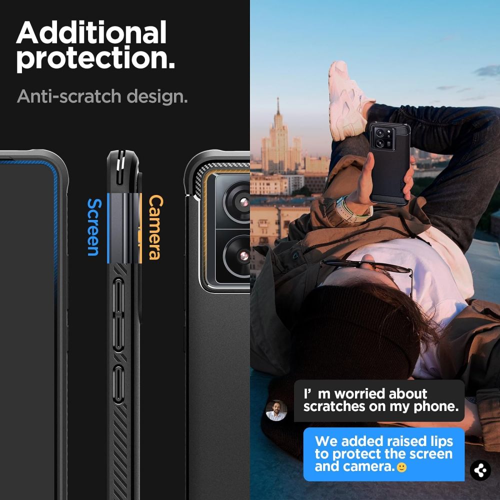 KRYT SPIGEN RUGGED ARMOR XIAOMI 13T / 13T PRO MATTE BLACK