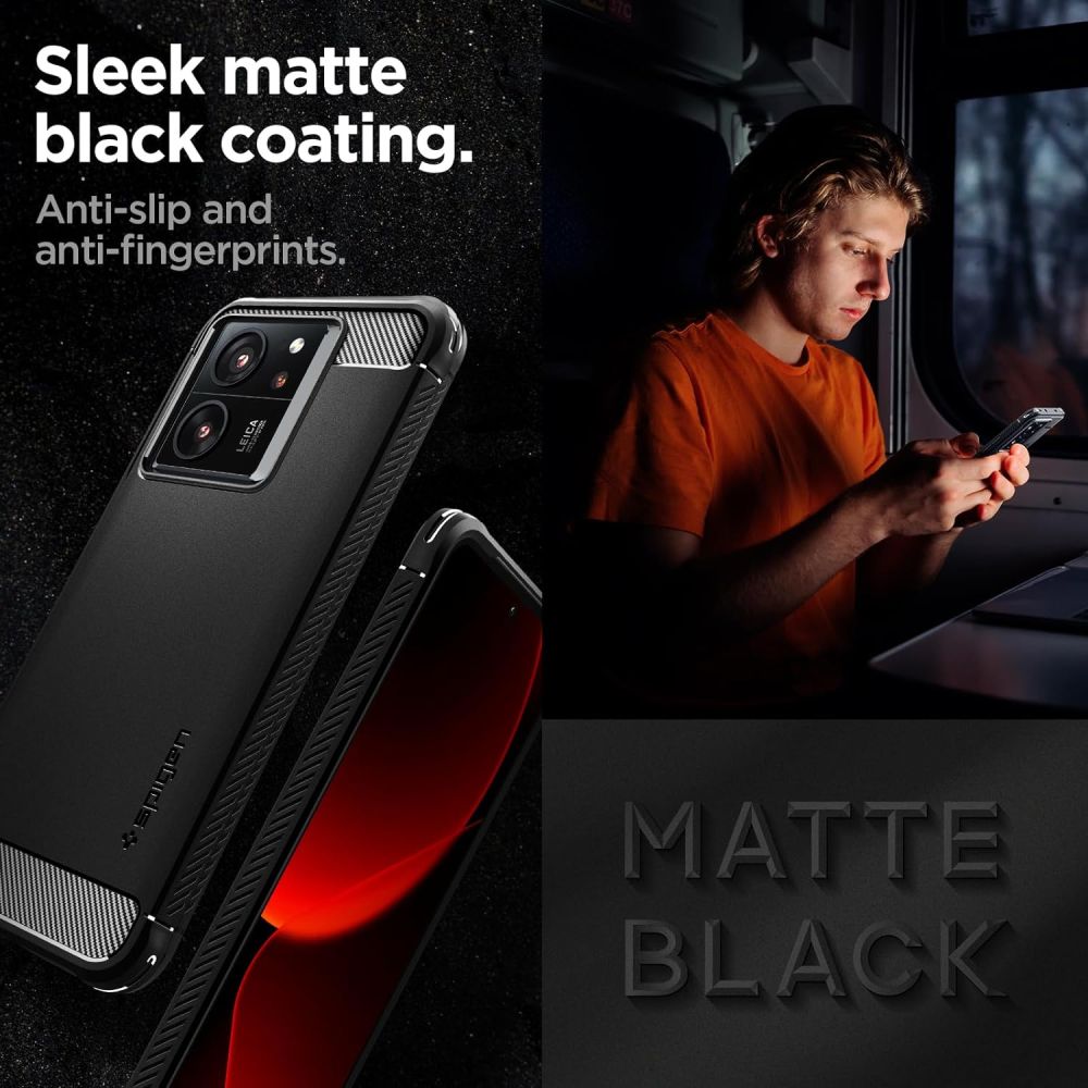 KRYT SPIGEN RUGGED ARMOR XIAOMI 13T / 13T PRO MATTE BLACK