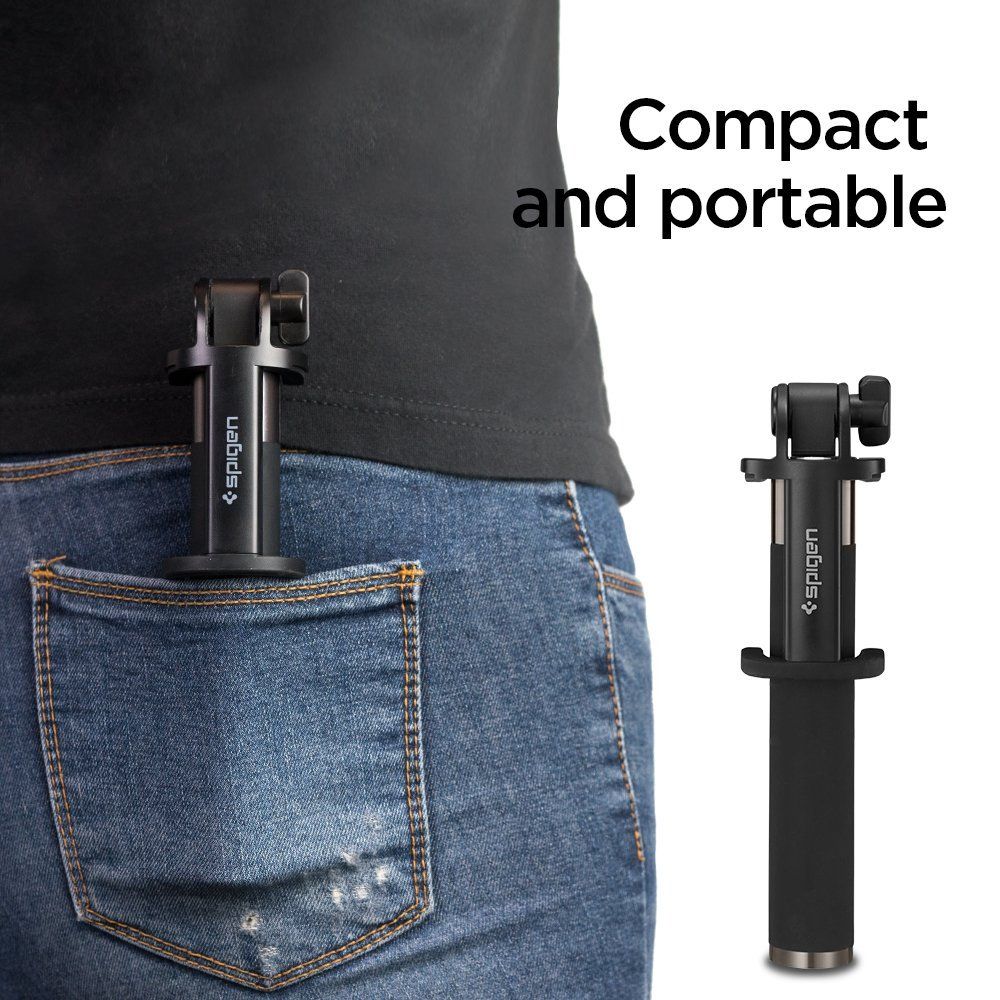 SPIGEN S530W WIRELESS SELFIE STICK BLACK