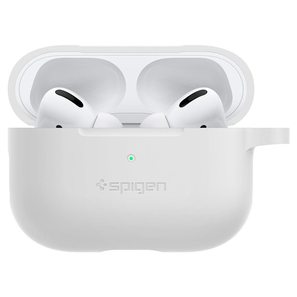 KRYT / OBAL SPIGEN SILICONE FIT AIRPODS PRO 1 / 2 WHITE