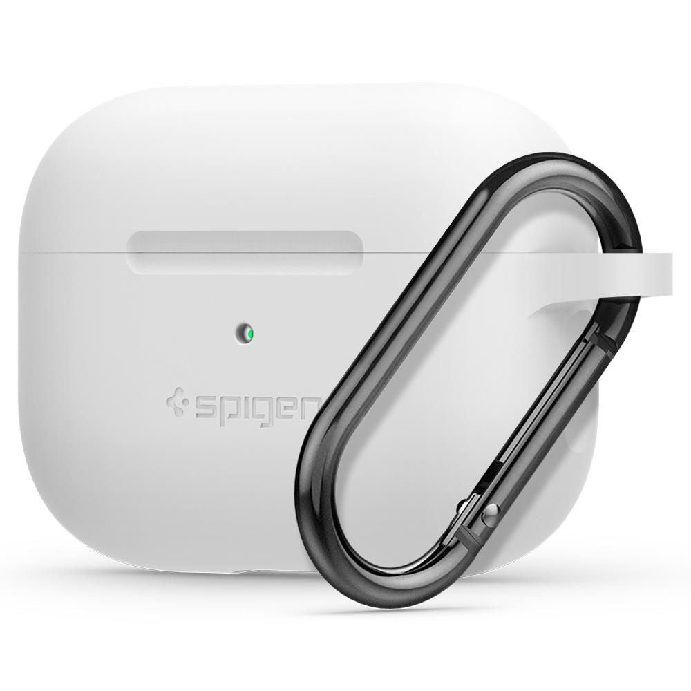 KRYT / OBAL SPIGEN SILICONE FIT AIRPODS PRO 1 / 2 WHITE