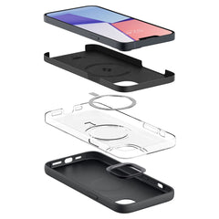 KRYT SPIGEN SILICONE FIT MAG MAGSAFE IPHONE 14 PLUS BLACK