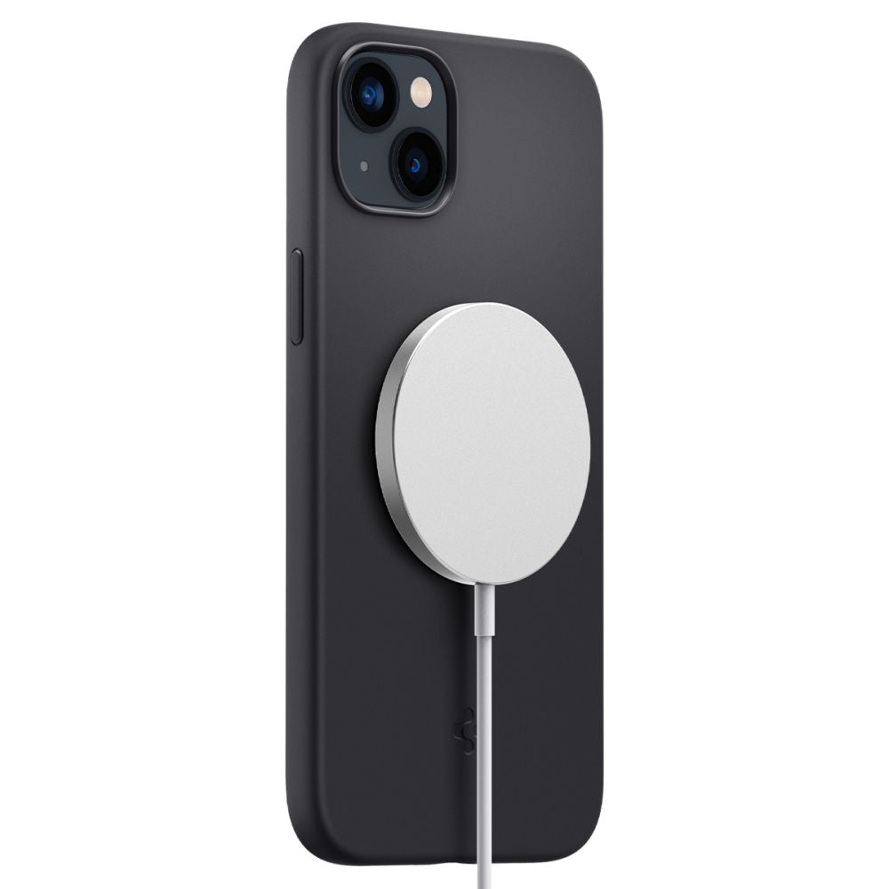 KRYT SPIGEN SILICONE FIT MAG MAGSAFE IPHONE 14 PLUS BLACK