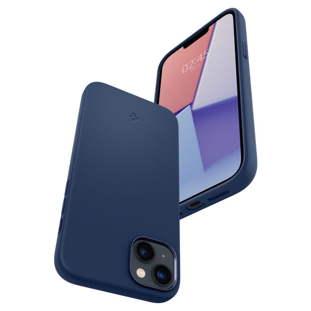 KRYT SPIGEN SILICONE FIT MAG MAGSAFE IPHONE 14 PLUS NAVY BLUE