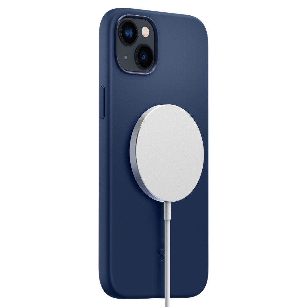 KRYT SPIGEN SILICONE FIT MAG MAGSAFE IPHONE 14 PLUS NAVY BLUE