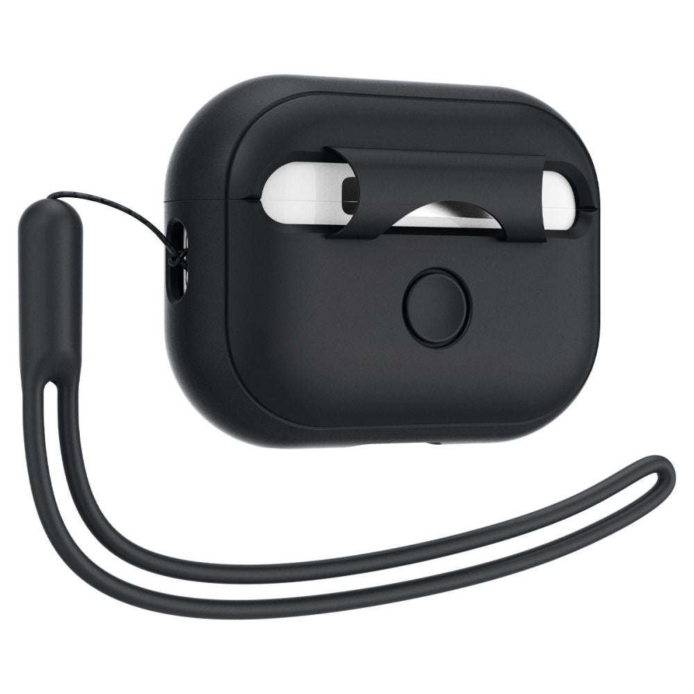 PUZDRO  SPIGEN SILICONE FIT STRAP APPLE AIRPODS PRO 1 / 2 BLACK