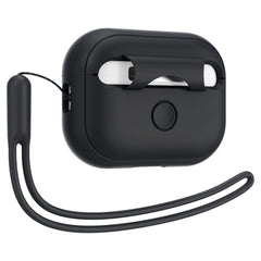 PUZDRO  SPIGEN SILICONE FIT STRAP APPLE AIRPODS PRO 1 / 2 BLACK