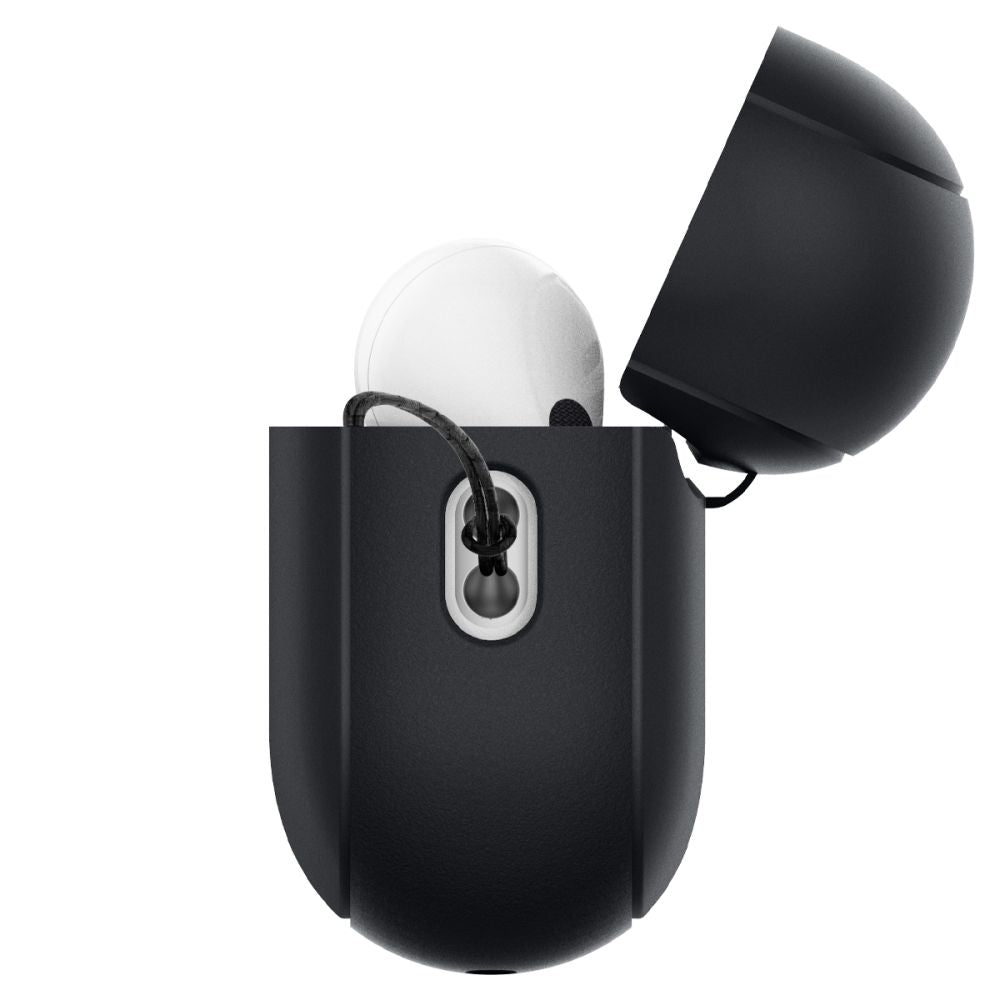 PUZDRO  SPIGEN SILICONE FIT STRAP APPLE AIRPODS PRO 1 / 2 BLACK