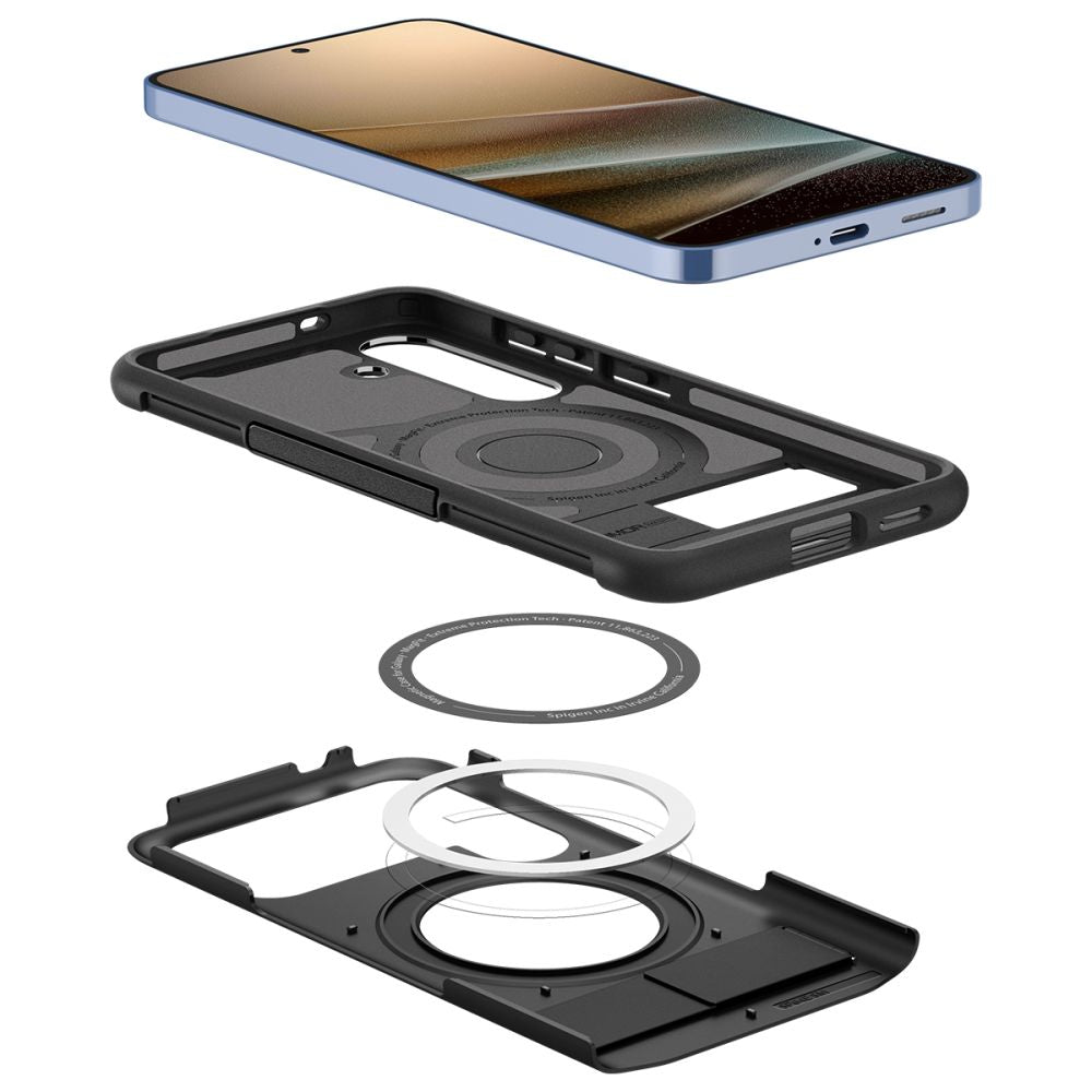 KRYT SPIGEN SLIM ARMOR MAG MAGSAFE GALAXY S25 BLACK