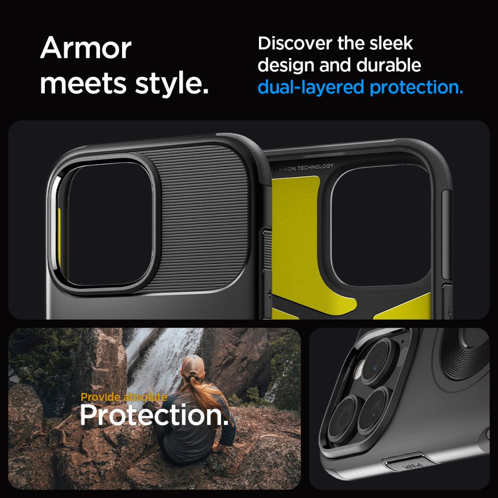 KRYT SPIGEN SLIM ARMOR MAG MAGSAFE IPHONE 16 PRO MAX BLACK