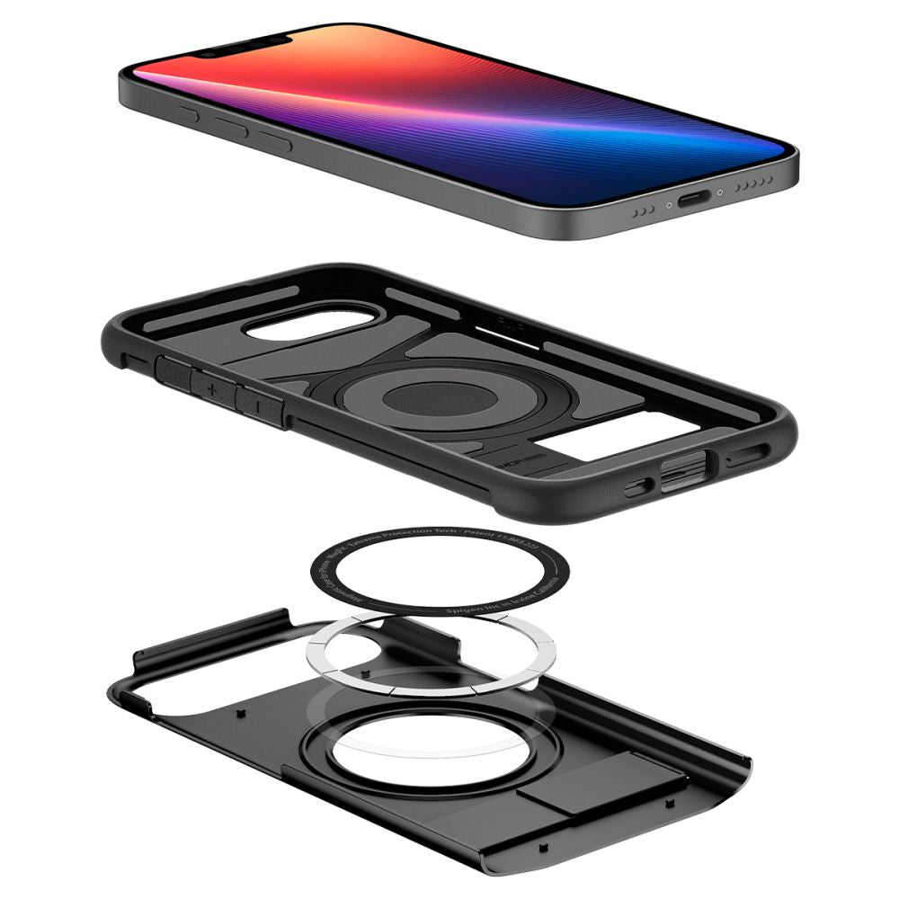 KRYT SPIGEN SLIM ARMOR MAG MAGSAFE IPHONE 16E BLACK