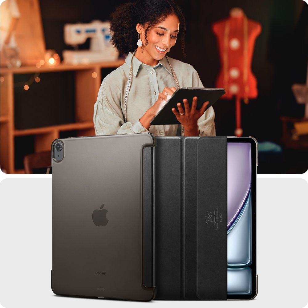 KRYT / OBAL NA IPAD AIR 13 2024 SPIGEN SMART FOLD BLACK