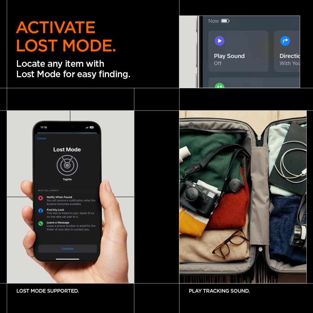 SPIGEN TAGME BLUETOOTH TRACKER BLACK